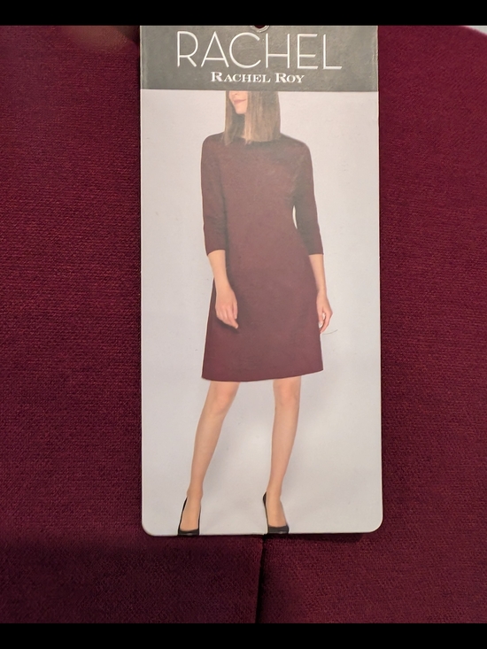 RACHEL Rachel Roy Dresses & Skirts - RACHEL Rachel Roy Women’s Burgundy Shift Dress